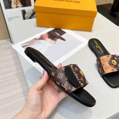 Replica Louis Vuitton Slippers For Women #1224724 $80.00 USD for Wholesale