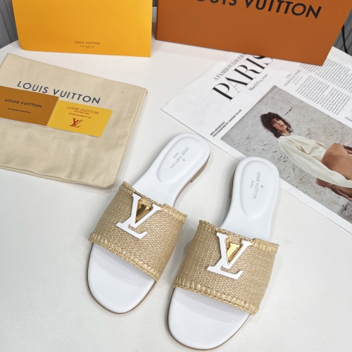 Wholesale Louis Vuitton Slippers For Women #1224739 $88.00 USD, Wholesale Quality Replica Louis Vuitton Slippers