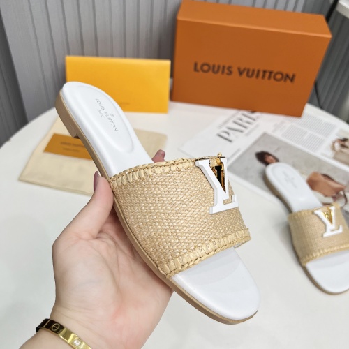 Replica Louis Vuitton Slippers For Women #1224739 $88.00 USD for Wholesale