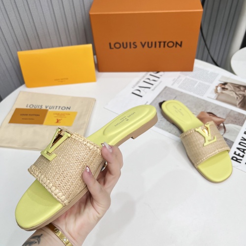 Replica Louis Vuitton Slippers For Women #1224740 $88.00 USD for Wholesale