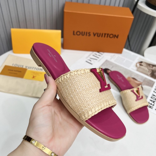 Replica Louis Vuitton Slippers For Women #1224741 $88.00 USD for Wholesale