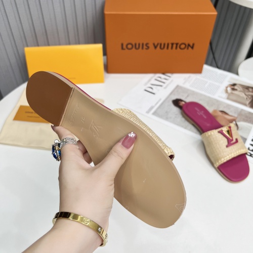 Replica Louis Vuitton Slippers For Women #1224741 $88.00 USD for Wholesale