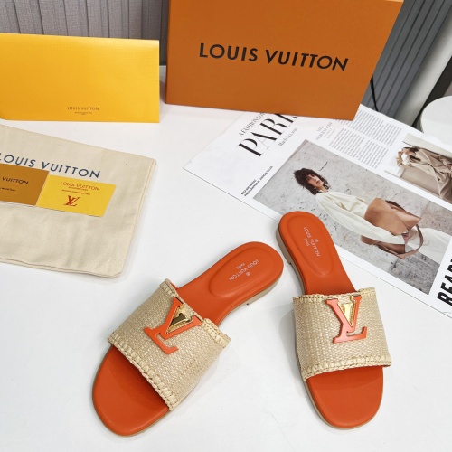 Replica Louis Vuitton Slippers For Women #1224742 $88.00 USD for Wholesale