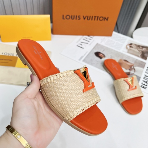 Replica Louis Vuitton Slippers For Women #1224742 $88.00 USD for Wholesale