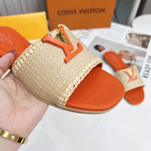 Replica Louis Vuitton Slippers For Women #1224742 $88.00 USD for Wholesale