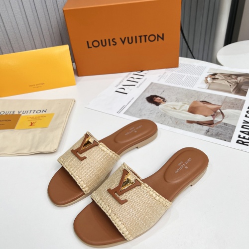 Replica Louis Vuitton Slippers For Women #1224743 $88.00 USD for Wholesale