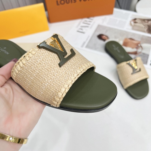 Replica Louis Vuitton Slippers For Women #1224744 $88.00 USD for Wholesale