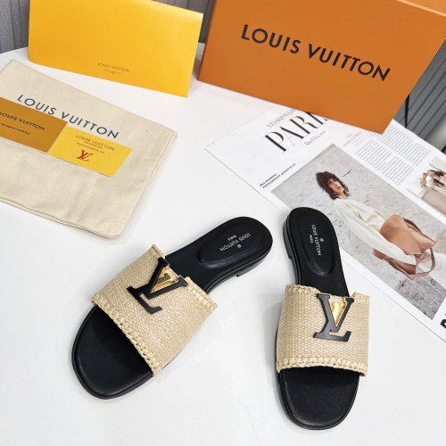 Replica Louis Vuitton Slippers For Women #1224745 $88.00 USD for Wholesale