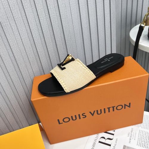 Replica Louis Vuitton Slippers For Women #1224745 $88.00 USD for Wholesale