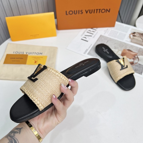 Replica Louis Vuitton Slippers For Women #1224745 $88.00 USD for Wholesale