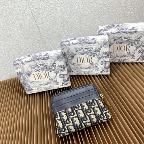 Replica Christian Dior Wallets #1224755 $40.00 USD for Wholesale