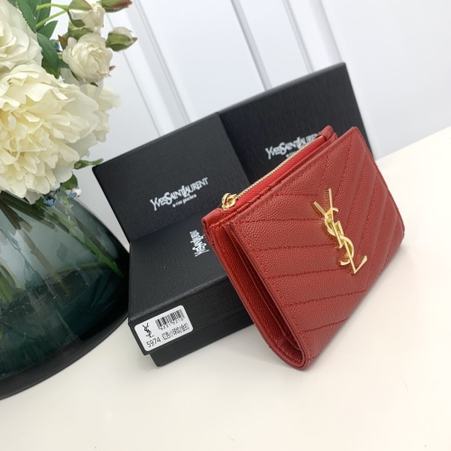 Replica Yves Saint Laurent YSL Wallets #1224762 $42.00 USD for Wholesale