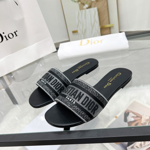 Wholesale Christian Dior Slippers For Women #1224880 $76.00 USD, Wholesale Quality Replica Christian Dior Slippers