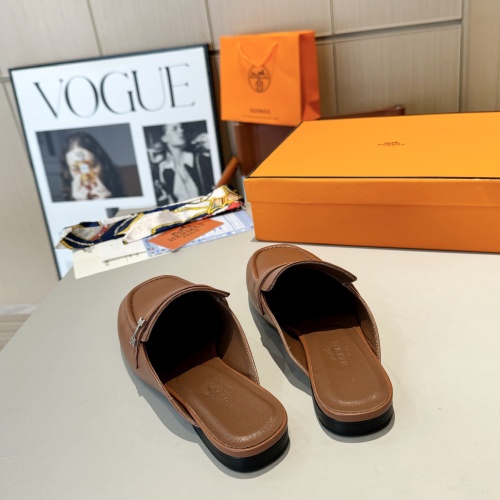 Replica Hermes Slippers For Women #1224891 $98.00 USD for Wholesale