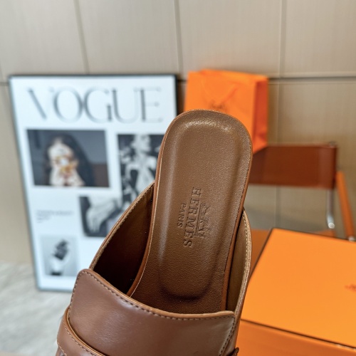 Replica Hermes Slippers For Women #1224891 $98.00 USD for Wholesale