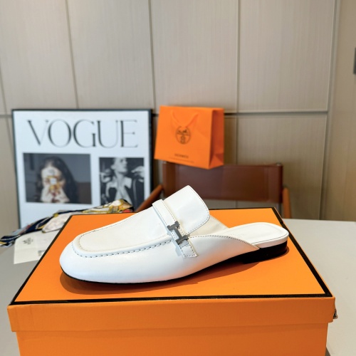 Replica Hermes Slippers For Women #1224894 $98.00 USD for Wholesale