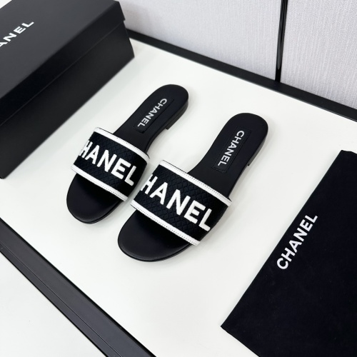 Wholesale Chanel Slippers For Women #1224901 $92.00 USD, Wholesale Quality Replica Chanel Slippers