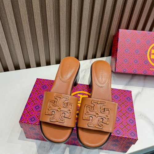 Replica Tory Burch TB Slippers For Women #1224939 $76.00 USD for Wholesale