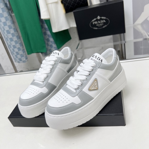 Wholesale Prada Casual Shoes For Women #1224953 $102.00 USD, Wholesale Quality Replica Prada Casual Shoes