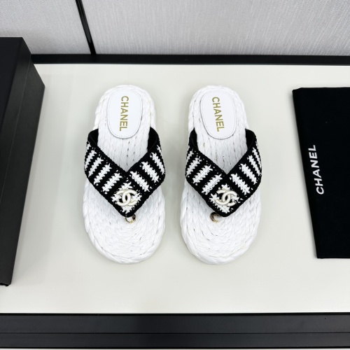 Replica Chanel Slippers For Women #1224959 $100.00 USD for Wholesale