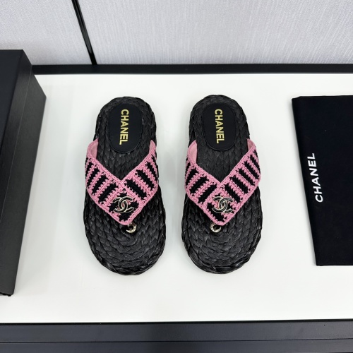 Replica Chanel Slippers For Women #1224961 $100.00 USD for Wholesale