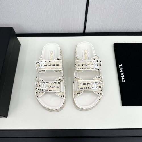 Wholesale Chanel Slippers For Women #1224968 $100.00 USD, Wholesale Quality Replica Chanel Slippers