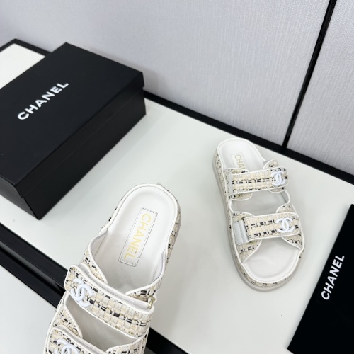 Replica Chanel Slippers For Women #1224968 $100.00 USD for Wholesale