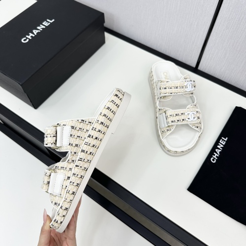 Replica Chanel Slippers For Women #1224968 $100.00 USD for Wholesale