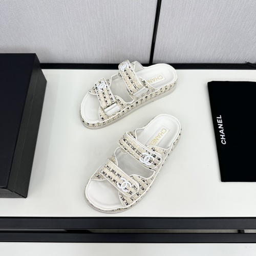 Replica Chanel Slippers For Women #1224968 $100.00 USD for Wholesale