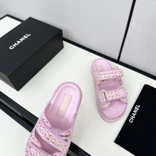 Replica Chanel Slippers For Women #1224969 $100.00 USD for Wholesale