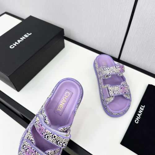 Replica Chanel Slippers For Women #1224976 $100.00 USD for Wholesale