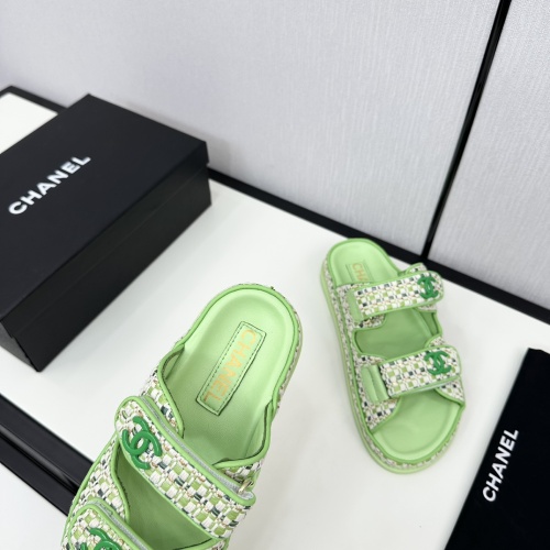 Replica Chanel Slippers For Women #1224977 $100.00 USD for Wholesale