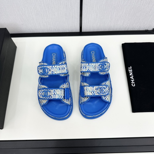 Wholesale Chanel Slippers For Women #1224984 $100.00 USD, Wholesale Quality Replica Chanel Slippers