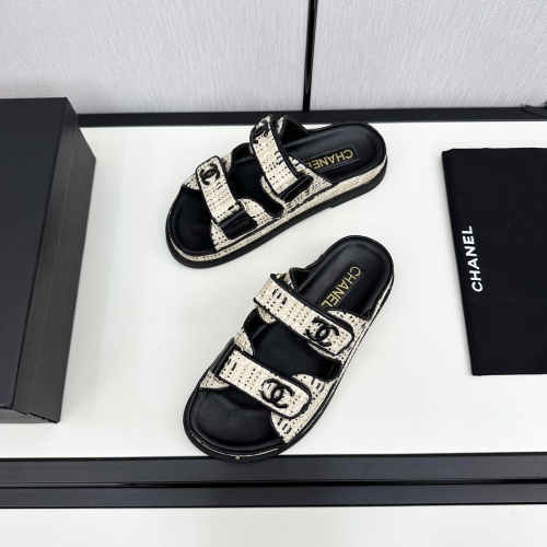 Replica Chanel Slippers For Women #1224989 $100.00 USD for Wholesale