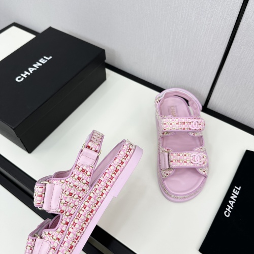 Replica Chanel Sandal For Women #1224990 $100.00 USD for Wholesale