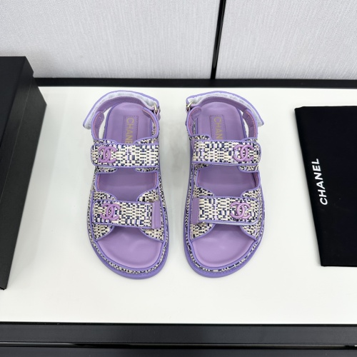 Wholesale Chanel Sandal For Women #1225003 $100.00 USD, Wholesale Quality Replica Chanel Sandal