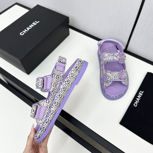 Replica Chanel Sandal For Women #1225003 $100.00 USD for Wholesale