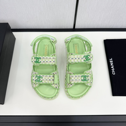 Wholesale Chanel Sandal For Women #1225004 $100.00 USD, Wholesale Quality Replica Chanel Sandal