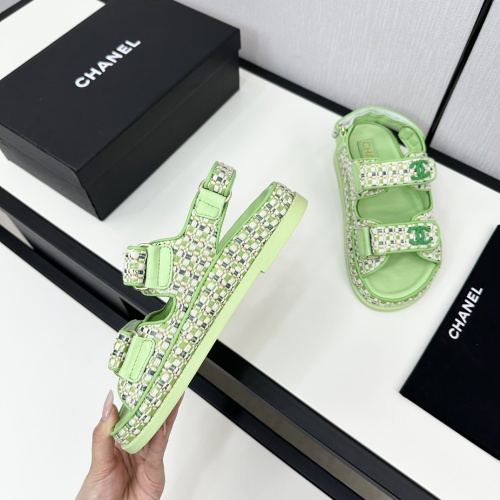 Replica Chanel Sandal For Women #1225004 $100.00 USD for Wholesale