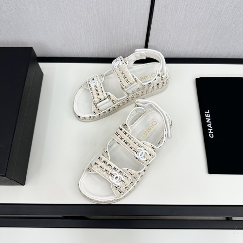 Replica Chanel Sandal For Women #1225007 $100.00 USD for Wholesale