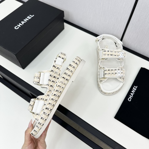 Replica Chanel Sandal For Women #1225007 $100.00 USD for Wholesale