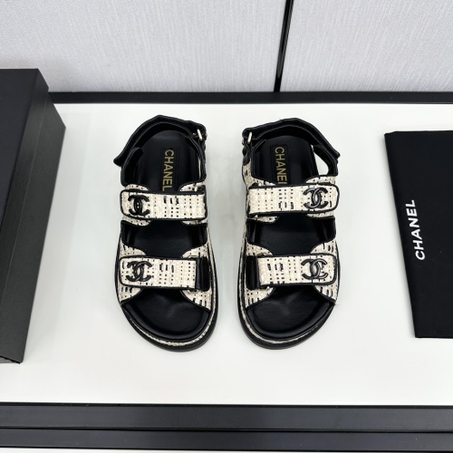 Wholesale Chanel Sandal For Women #1225008 $100.00 USD, Wholesale Quality Replica Chanel Sandal