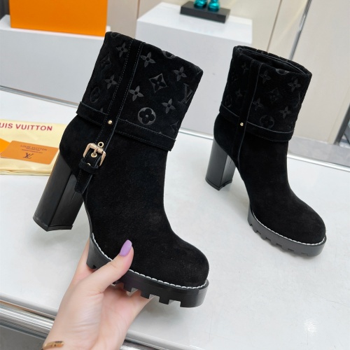 Wholesale Louis Vuitton Boots For Women #1225017 $108.00 USD, Wholesale Quality Replica Louis Vuitton Boots