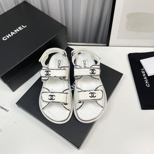 Wholesale Chanel Sandal For Women #1225024 $115.00 USD, Wholesale Quality Replica Chanel Sandal