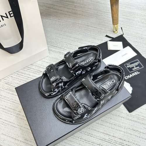 Wholesale Chanel Sandal For Women #1225037 $115.00 USD, Wholesale Quality Replica Chanel Sandal