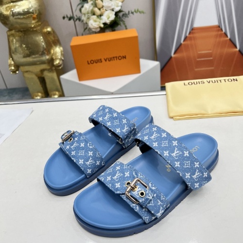 Wholesale Louis Vuitton Slippers For Women #1225043 $68.00 USD, Wholesale Quality Replica Louis Vuitton Slippers