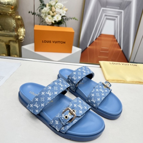 Replica Louis Vuitton Slippers For Women #1225043 $68.00 USD for Wholesale