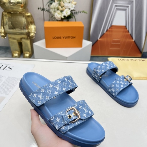 Replica Louis Vuitton Slippers For Women #1225043 $68.00 USD for Wholesale