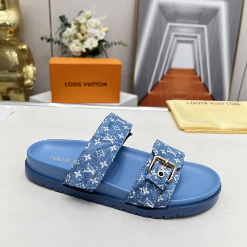 Replica Louis Vuitton Slippers For Women #1225043 $68.00 USD for Wholesale