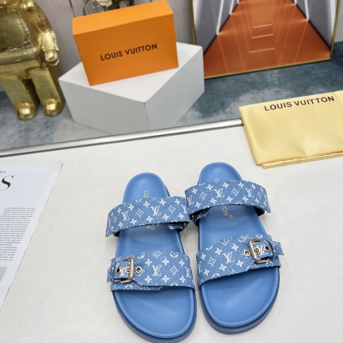 Replica Louis Vuitton Slippers For Women #1225043 $68.00 USD for Wholesale